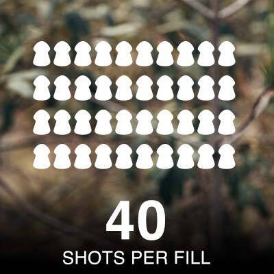 Umarex Notos Shots Per Fill is 40