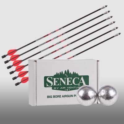 Seneca Dragon Claw Tactical shoots Air Venturi Air Bolts and lead pellets slugs and shot