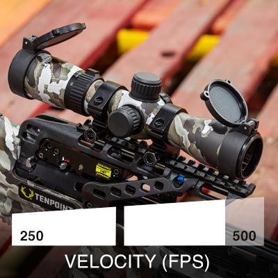 TenPoint Stealth 450R crossbow hits 450 fps velocity