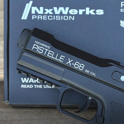 Defense Innovation Pistelle X 68 has upgraded seals and other improvements