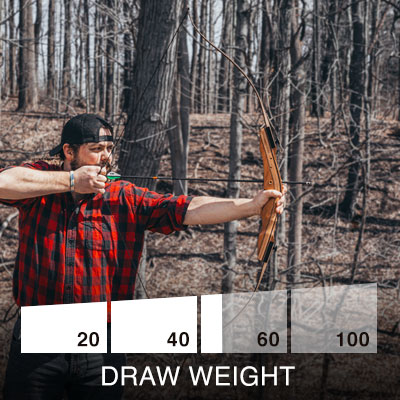 CenterPoint Aspen Takedown has 45 lb draw weight