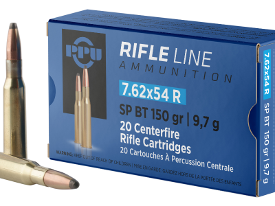 PPU 7.62x54R SP-BT 150 Grain 20 Per Box, 7.62x54mmR