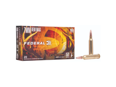 Federal Fusion Rifle Cartridges, 7mm Remington Magnum, 20
