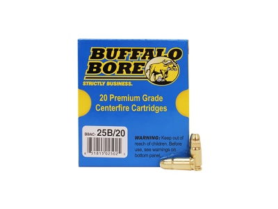 BBA Heavy Centerfire Handgun Rounds, .357 SIG, 20