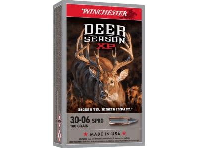 Winchester Deer Season XP Rifle Ammo, .30-06 Springfield, 20