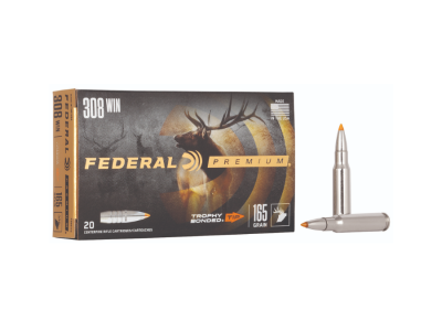 Federal Trophy Bonded Tip Rifle Cartridges, .308 Winchester, 20
