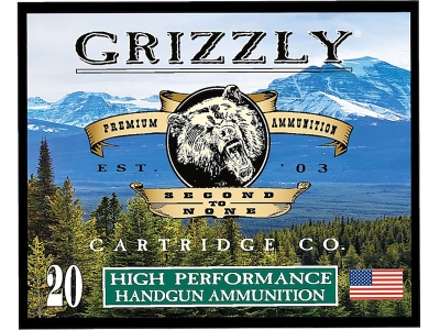 Grizzly 44RemMag+P 240gr Jacketed Hollow Point, .44 Magnum, 20