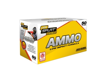 JT 2000ct Splatmaster 50cal Paintballs, Yellow Fill, .50