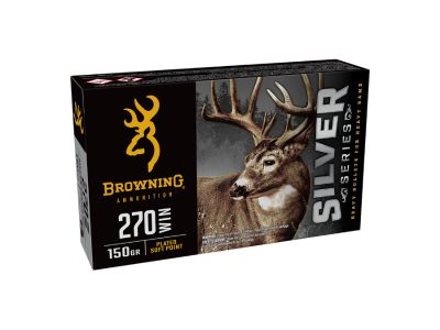Browning Silver Series Centerfire Rifle Cartridges, .270 Winchester, 20