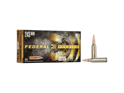 Federal Barnes TSX Centerfire Rifle Cartridges, .243 Winchester, 20