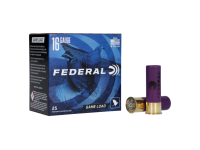 Federal Game Load Upland Shotshell Loads, 16 Gauge, 25