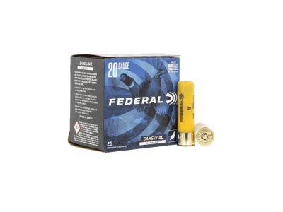Federal Game Load Hi-Brass Shotshell Loads, 20 Gauge, 25