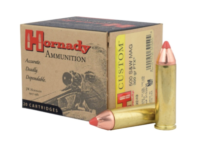 Hornady Custom, .500 S&W Magnum, 20