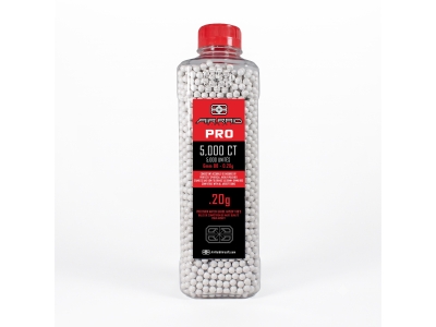 Air Raid PRO 0.20g 6mm Airsoft BBs  5,000ct, White, 5000