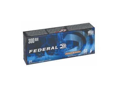 Federal Power-Shok Centerfire Rifle Cartridges, .300 AAC Blackout, 20