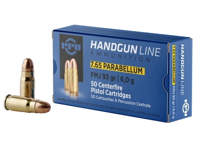 PPU Handgun, 7.65 mm Parabellum, 50