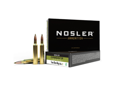 Nosler Expansion Tip Rifle Rounds, 7mm Remington Magnum, 20