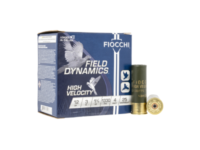 Fiocchi Field Dynamics High Velocity Shotshell Loads, 12 Gauge, 25
