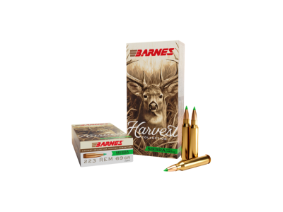 Barnes Harvest Collection Rifle Cartridges, .223 Remington, 20