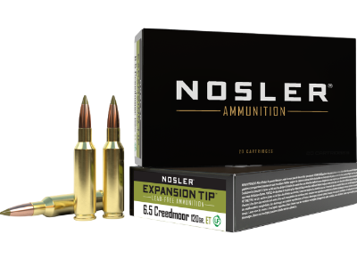 Nosler Expansion Tip Rifle Rounds, 6.5 Creedmoor, 20