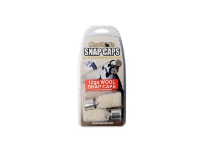 Carlson  Shotgun Choke Tube Wool Snap Caps 2 Per Pack, White, 12 Gauge