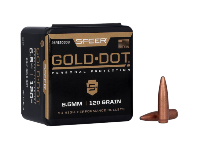 Speer Gold Dot 264 Cal Bonded Soft Point, 50