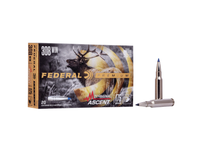 Federal Terminal Ascent Rifle Cartridges, .308 Winchester, 20