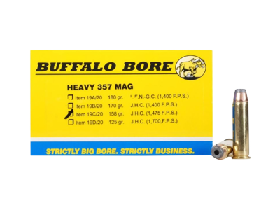 BBA Heavy Centerfire Handgun Rounds, .357 Magnum, 20