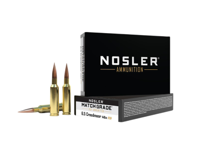 Nosler Match Grade RDF Rifle Rounds, 6.5 Creedmoor, 20