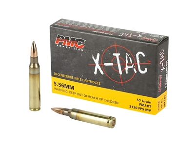 PMC X-Tac Battle Pack 5.56x45mmNATO Full Metal Jacket Boat Tail, 5.56x45mm NATO, 200