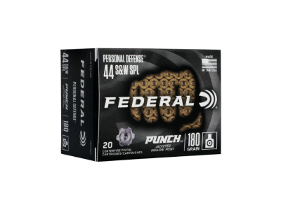 Federal Personal Defense Punch Handgun Cartridges, .44 Special, 20