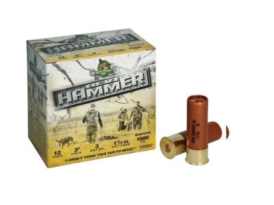 Hevi-Shot HS28003 HEVI-Hammer 12Gauge 3" 1 1/4oz 3Shot, 12 Gauge, 25