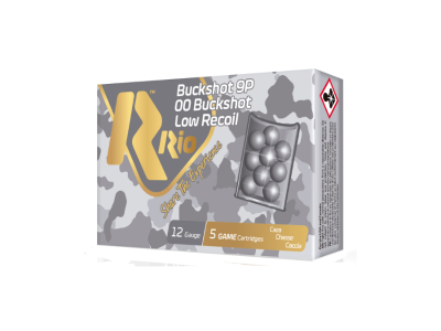Rio Ammunition Royal Buck Low Recoil Shotshell Loads, 12 Gauge, 5