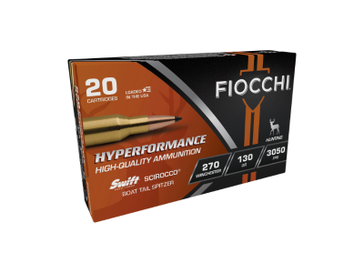 Fiocchi Hyperformance Rifle Rounds, .270 Winchester, 20