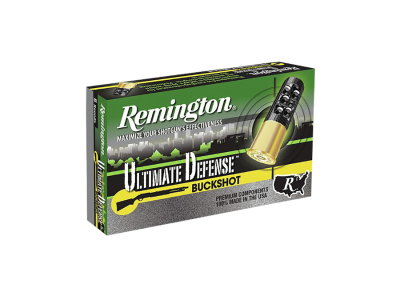 Remington Ultimate Defense Buckshot Shotshell Loads, 12 Gauge, 5