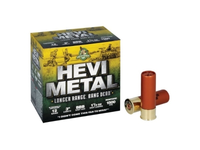 Hevi-Shot HEVI-Metal Longer Range 12 Gauge 3" 1 1/4oz BBB Shot, 25
