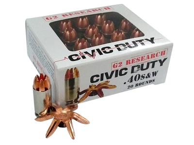 G2 Research Civic Duty, .40 S&W, 20