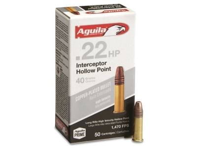 Interceptor .22 LR 40gr Copper Plated Hollow Point