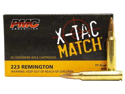 PMC X-Tac Match 223Rem Open Tip Match, .223 Remington, 20