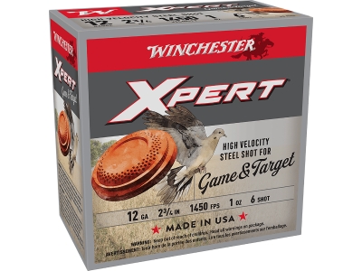 Winchester Xpert High Velocity 12Gauge 2.75" 1oz 6Shot, 12 Gauge, 25
