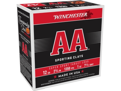Winchester AA Super Sport Sporting Clay, 12 Gauge, 25