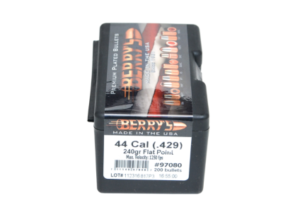 Berry's Superior Pistol 44 Cal Flat Point, 200
