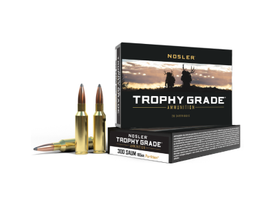 Nosler Trophy Grade Rifle Rounds, .300 Remington Short Action Ultra Magnum, 20
