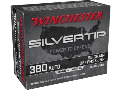 Winchester Silvertip, .380 ACP, 20