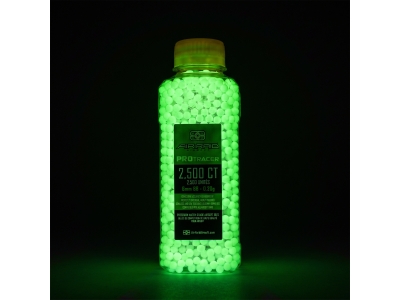 Air Raid PRO TRACER 0.20g 6mm Airsoft BBs  2,500ct, Green, 2500