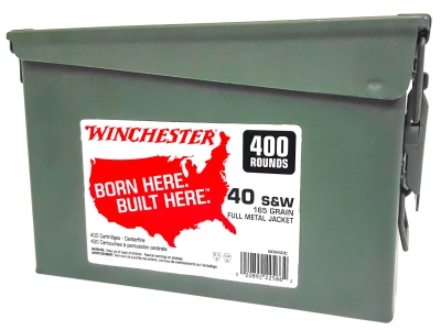 Winchester USA Ammo Can, .40 S&W, 400