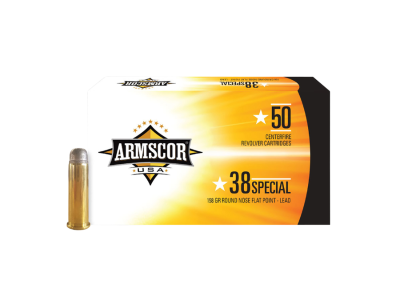 Armscor Centerfire Handgun Cartridges, .38 Special, 50