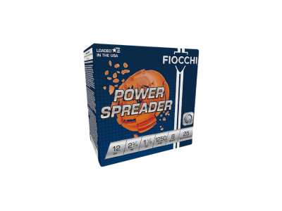 Fiocchi Exacta Target Power Spreader Shotshell Loads, 12 Gauge, 25