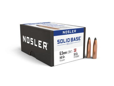 Nosler Solid Base Reloading Bullets, 50