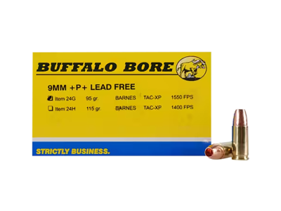 BBA Buffalo-Barnes Centerfire Handgun Rounds, 9mm Luger, 20